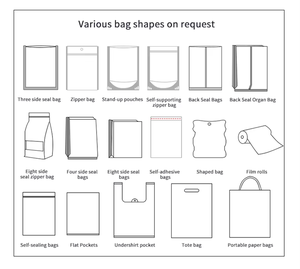 Zhihe wedds שקיות 3.5 מותאם אישית 7 גרם אריזות אלומיניום שקיות מיילר לעמוד שקית מזון 28 גרם שקיות מיילר - Product Image 6