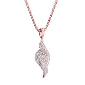 Bijoux en diamant pour fête bijoux en or blanc or rose et diamant naturel bijoux personnalisés pour femmes - Product Image 1