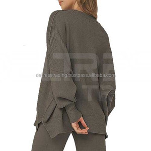 Premium femmes 2 Pc hiver ensembles poche mode dans pas cher prix de gros 330 et 550 GSM Designer survêtement lourd pour les femmes - Product Image 4