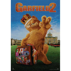 Postcard for Garfield 2-Laziness Obliges A5 Digital Impression Greeting for Wedding Love Christmas Thank You for Paper <b>A4</b> - Product Image 1
