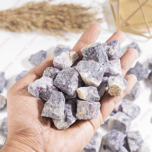 Wholesale Premium Quality Purple Fluorite Healing <b>Raw</b> Rough Rocks Anshul Impex Patriotism Style USA Origin for Art Collectibles - Product Image 3