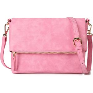 Women Casual Crossbody Messenger Shoulder Bag PU Leather Lightweight Handbag for <b>Travel</b> - Product Image 3