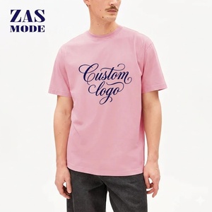 Nueva Llegada: Camiseta de Manga Corta para Hombre, 220g, Algodón, Cuello Redondo, Color Sólido, Ecológica, Secado Rápido, Estilo Casual Holgado, Gran Venta - Product Image 1