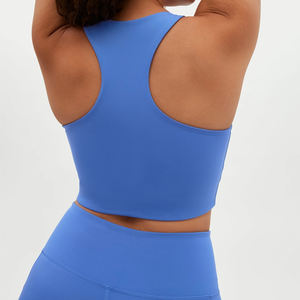 Fabricación al por mayor personalizado Fitness mujeres Yoga Set mujeres sin costuras gimnasio desgaste entrenamiento 2 piezas sujetador y Leggings Yoga Set - Product Image 2