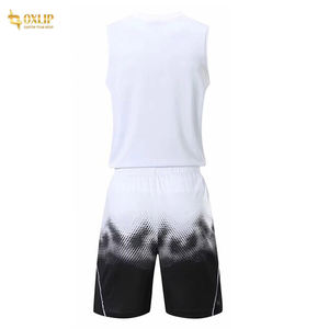 Tenues de basket-ball personnalisées de haute qualité, ensemble maillot et short, respirant, séchage rapide, antibactérien, anti-UV, vêtements de sport grande taille - Product Image 3