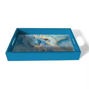 Plateau en bois pour la maison, le bureau et la cuisine pour la décoration de la table de service disponible ici - Product Image 4