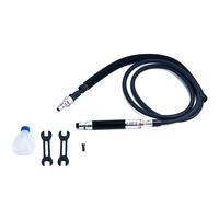 Mini-meuleuse pneumatique LSF modèle 370B, droite, à vitesse variable, déclencheur, 70000 tr/min, mandrin 3 mm, poignée arrière, échappement pour