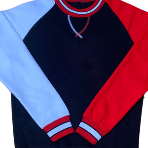 Sweat-shirt unisexe à col rond personnalisé pour l'hiver, Black Lives Matter, logo en chenille OEM, lavage à l'acide, broderie 3D, détails côtelés - Product Image 2