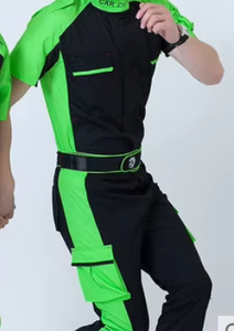 เสื้อใส่ทำงานสำหรับทุกเพศเครื่องแบบพนักงานสำหรับทำความสะอาดรถยนต์เสื้อไซส์พิเศษระบายอากาศได้ดีโลโก้ตามสั่ง - Product Image 5