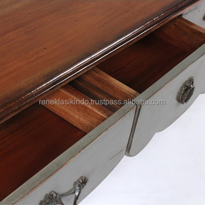 Best Selling OEM Indoor Cabinet <b>Table</b> 1602 Series Made of <b>Solid</b> Mahogany <b>Wood</b> Eco-Friendly Modern Minimalist Design - Product Image 2