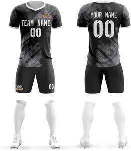 Camisetas de Fútbol Sublimadas Profesionales al por Mayor, Conjuntos de Uniformes Deportivos, Ropa de Equipo de Alto Rendimiento, Impresión Personalizada de Fábrica, Pantalones Cortos - Product Image 1