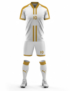 Conjunto de Camiseta y Pantalones Cortos de Fútbol Personalizados con Nombre y Número, Control de Humedad, Transpirable, Secado Rápido, Ropa Deportiva de Alta Calidad - Product Image 1