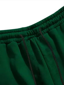 Ensemble de survêtement streetwear personnalisé pour homme, hiver, 2 pièces, t-shirt à manches courtes et pantalon de jogging, 100% coton - Product Image 3