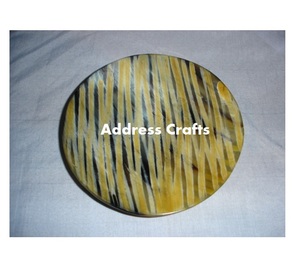 Bol à salade en corne de qualité supérieure, décoration de table de cuisine, articles ménagers, décoration, nouveau bol de service écologique et durable, utilisation à domicile et à l'hôtel - Product Image 2