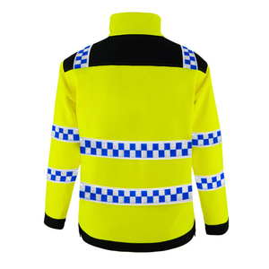 Chaqueta de Seguridad de Alta Visibilidad para Hombre 2025, Chaqueta Impermeable Reflectante con Logotipo, Fabricada en Nailon - Product Image 3