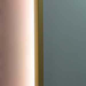 Miroir rétroéclairé par LED avec cadre effet laiton 60X160CM - Product Image 5