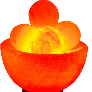 Lampe de sel en forme de bol de feu de l'Himalaya naturel le plus vendu lampes de sel de bol de feu fabriquées à la main personnalisées - Product Image 4
