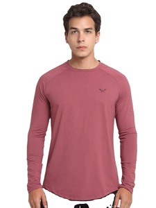 Camiseta de manga larga para hombre, ligera, transpirable, con protección solar, logotipo personalizado, de secado rápido, de poliéster, para pesca, entrenamiento y deporte. - Product Image 3