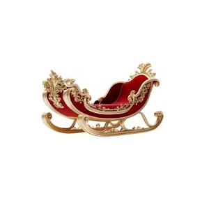 Trineo de Navidad de Metal de estilo Vintage, adorno de mesa, elegante centro de mesa de vacaciones para decoración de invierno - Product Image 3