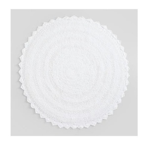 Tapis de bain blanc à haute Absorption d'eau, facile à nettoyer, nouveau Design, fourniture d'hôtel, tapis de bain en coton - Product Image 5