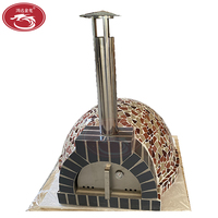Petits grille-pain italiens personnalisés en brique réfractaire au feu de bois pour BBQ Fours à pizza commerciaux Four et four intégrés