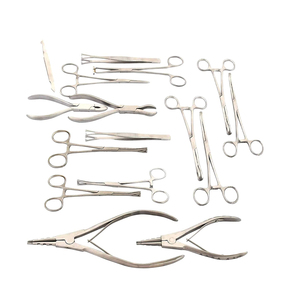 Ensemble d'instruments chirurgicaux de microchirurgie manuelle professionnels, best-sellers, en acier inoxydable, 11 pièces, certifié CE, kit chirurgical - Product Image 1