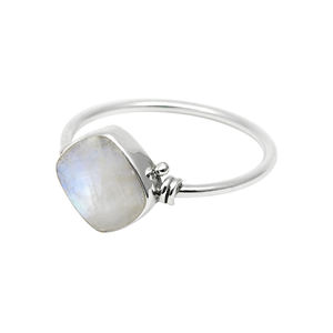 Delicado conjunto de bisel de plata de ley 925, anillo bohemio de piedra lunar arcoíris, regalo para mujer, joyería hecha a mano, precio al por mayor, proveedores - Product Image 3