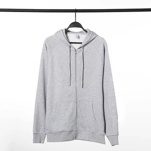 เสื้อฮู้ดดี้ผู้ชายคุณภาพสูง 500 GSM หนานุ่ม ทรงโอเวอร์ไซส์ ผ้าฝ้าย 100% รับสกรีนโลโก้ ซิปหนา แบบเรียบ สำหรับฤดูหนาว - Product Image 2