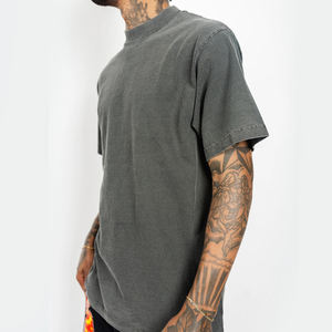 Camiseta de algodón personalizada para jóvenes, 280 g/m², corte regular, lista para estampar, ropa al por mayor - Product Image 3