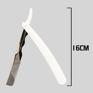 Maquinilla de Afeitar Profesional de Seguridad con Una Sola Cuchilla, Mango de Acero Inoxidable y Cuchilla de Acero Superinoxidable - Product Image 3