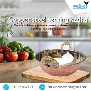 จานคาดาฮิเหล็กสแตนเลสก้นทองแดง400มล. เครื่องครัวคลาสสิกที่ออกแบบอย่างหรูหรา - Product Image 3