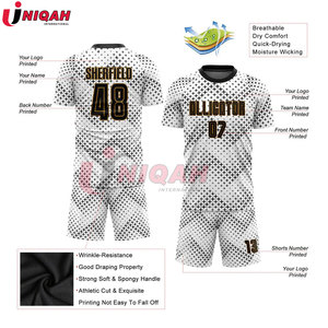 ชุดกีฬาฟุตบอลชายแบบปรับแต่งได้ พิมพ์ลายดิจิทัล ชุดฝึกซ้อมทีมฟุตบอลแบบสั่งทำพิเศษ ผ้าฝ้าย 100% แบบกำหนดเอง - Product Image 4