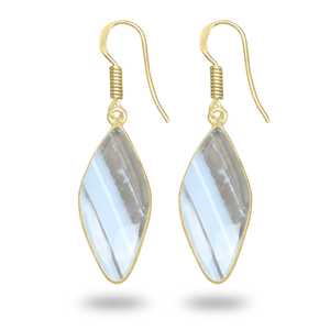 New Collection owyhee opal earrings 18k gold plated wholesale handmade jewelry Handmade Gemstone Jewelry Gift For Women - Product Image 1