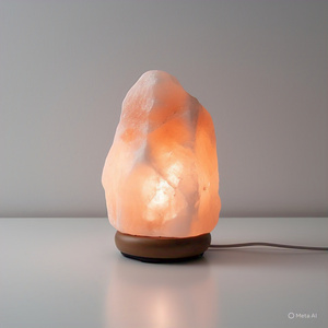 Lampe au sel naturel de l'Himalaya pour la décoration intérieure Produit artisanal naturel authentique fabriqué à la main - Product Image 4
