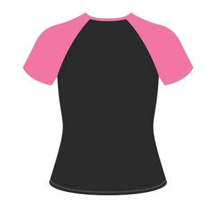 T-shirt à manches raglan noir Soror, sororité grecque, t-shirt rose et vert pour femmes, sororité universitaire, vêtements décontractés élégants - Product Image 6