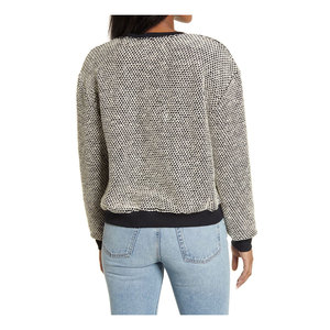 Date arrivé élégant femmes sweat personnalisé plaine col rond décontracté sweat en gros hiver chaud sweat pour les femmes - Product Image 5
