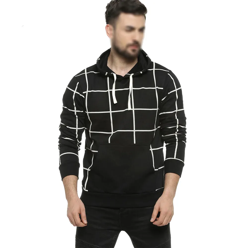 흑백 색상 도매율 프리미엄 품질 겉옷 최신 디자인 남성 후드 바이 AMY CH 스포츠