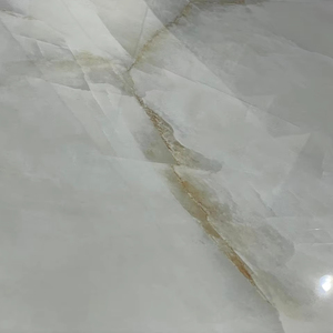 Onxy White Solid Texture 60*120 Azulejos de cerámica de porcelana brillante para uso en paredes y pisos interiores - Product Image 1