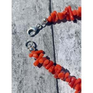 Handmade Bohemian <b>Beaded</b> <b>Bracelet</b>-Southwest Red Coral & Sterling <b>Silver</b> - Product Image 5