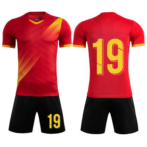 OEM personalizado sublimación 100 poliéster fútbol Jersey Kits equipo adulto Club fútbol uniforme conjuntos impresión Logo Retro hombres fútbol desgaste - Product Image 1
