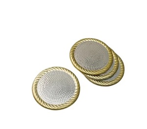 Modern Design <b>Coasters</b> Round Shape Metal <b>Drink</b> <b>Coasters</b> Personalized <b>Coasters</b> for Home & Hotel Tabletop Mats & Pads - Product Image 1