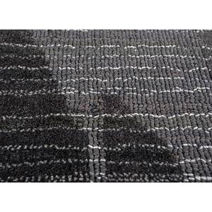 Alfombra Tesoro Hwv-51018 Tejida a Mano de Lana y Viscosa, Gris y Negra con Estampado Animal para Uso Doméstico - Product Image 3