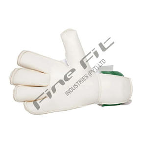 Qualité Pakistan Professionnel Personnalisé En Cuir Football Gardien Gants Antidérapant Crochet Boucle Fermeture Respirant Conception Doigt - Product Image 6