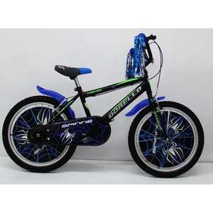 Vélo pour enfants Dorello modèle 2050 noir, jantes en titane de 24 pouces, fourche en acier 9 vitesses, cadre entièrement amorti, frein à câble pour enfants de 7 à 8 ans - Product Image 2