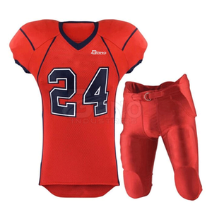 Uniforme profesional de fútbol americano para hombre, duradero, antiarrugas, transpirable, de talla grande, fabricado a medida - Product Image 1