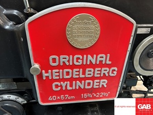 Cilindro troquelador Heidelberg KSB completamente reacondicionado en venta - Reconstruido en 2013 - Product Image 5