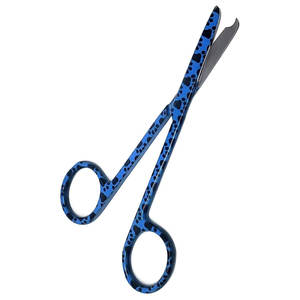 Tijeras de puntada de sutura de acero inoxidable con diseño de patas azules, punta en forma de gancho, estándar Manual, para aplicaciones médicas veterinarias - Product Image 2