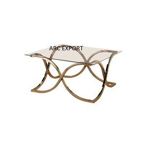 Table d'appoint de décoration de mariage standard Table d'appoint de style design moderne en or fantaisie avec support grande pour meubles de maison et d'hôtel - Product Image 3