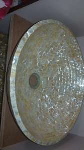 Lavabo Moderno Ecológico Personalizado con Incrustaciones de Madera, Marca TIMELESS CRAFT, Último Diseño de la India - Product Image 2