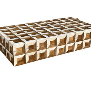 Handmade Bone Inlay Jewelry Box in Classic Rectangular Design Perfect for Storing <b>Rings</b> and Necklaces Jewellery Organizers Box - Product Image 1